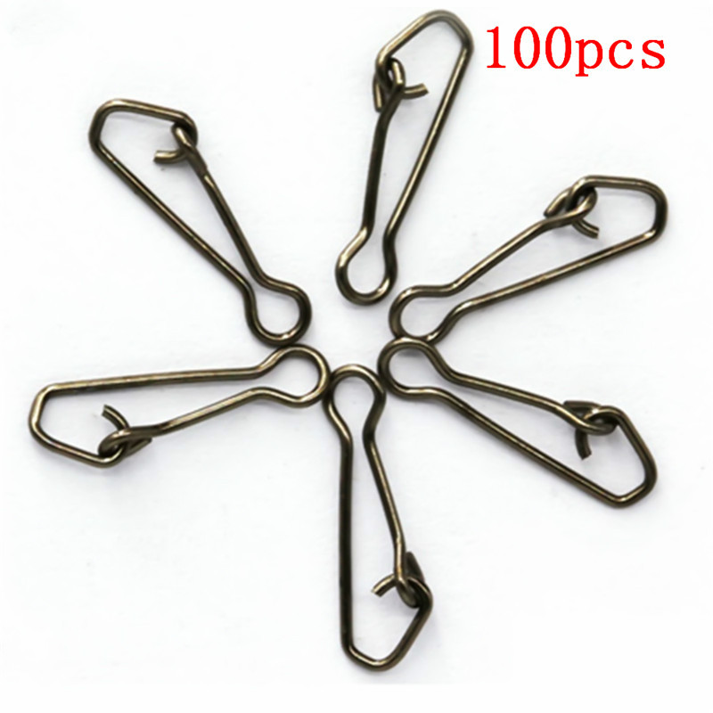 100pcs/lot QL Hooked Swivels S - огляд і ціна Fishing Hook Assortment