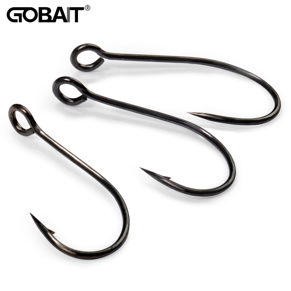 20PCS Big Ring Single Hooks 2# - огляд і ціна Fishing Hook Circle