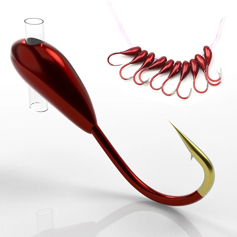 10/20PCS Winter Ice Fishing Ho - огляд і ціна Fishing Hook Assortment