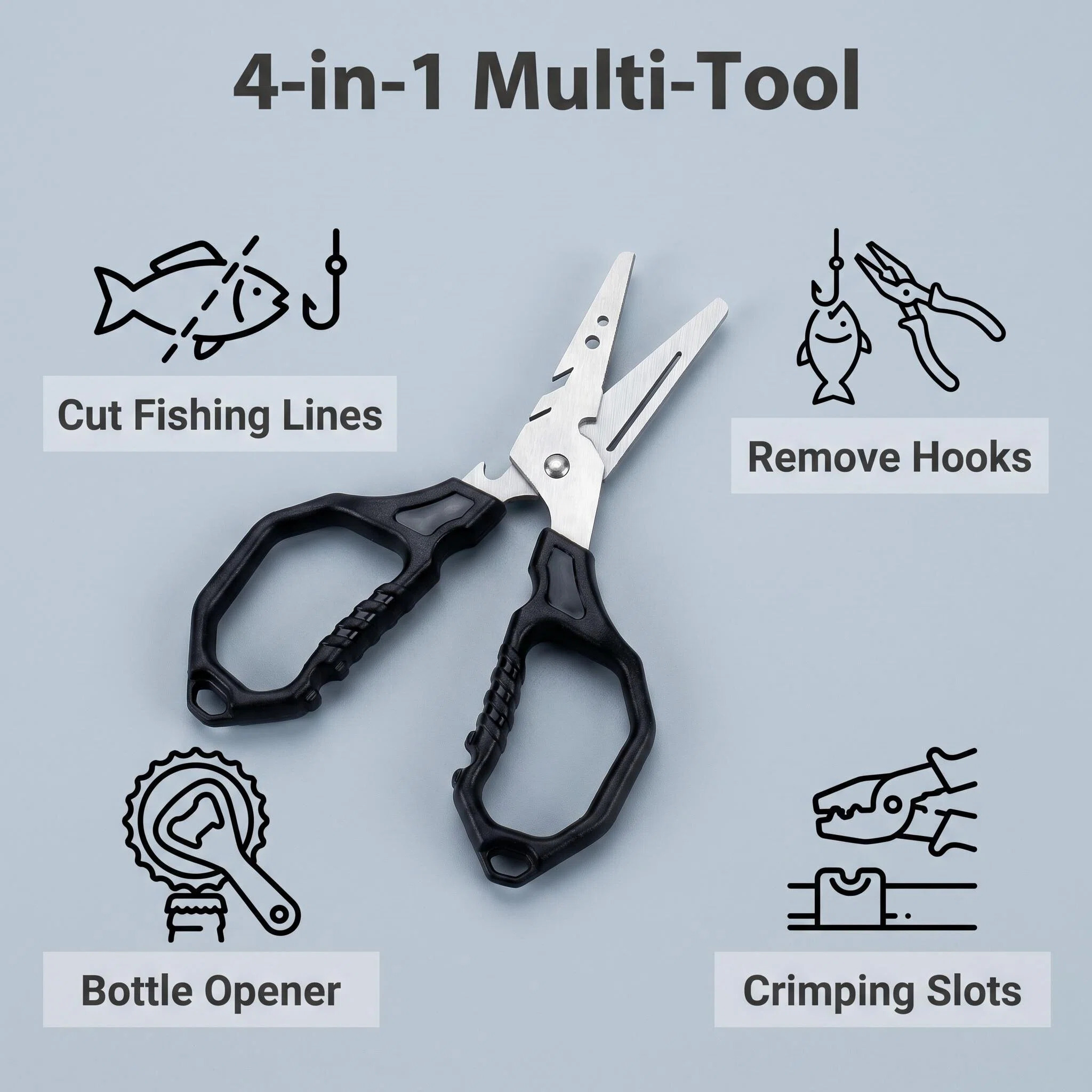 Multifunctional Fishing Scisso - огляд і ціна Fishing Hook Remover
