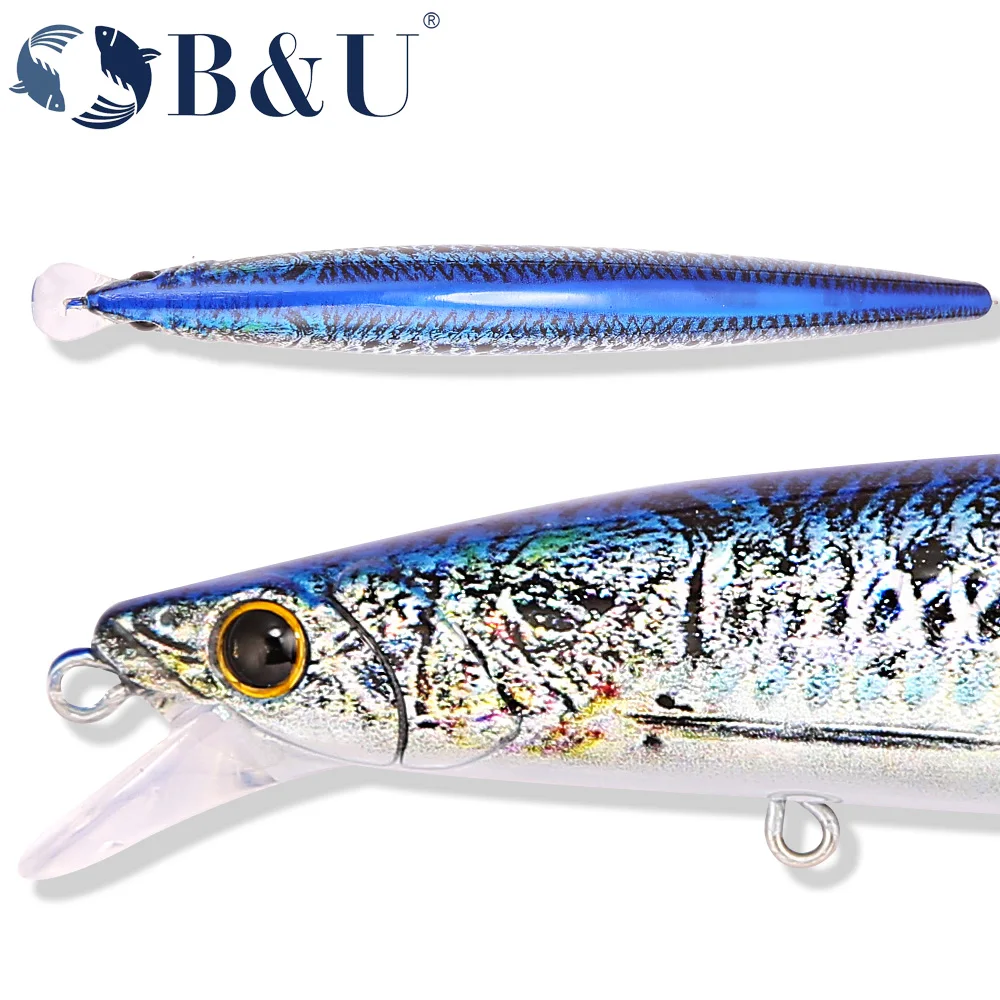 B&U 163mm/33.5g Floating Long  - огляд і ціна Fishing Hook Treble