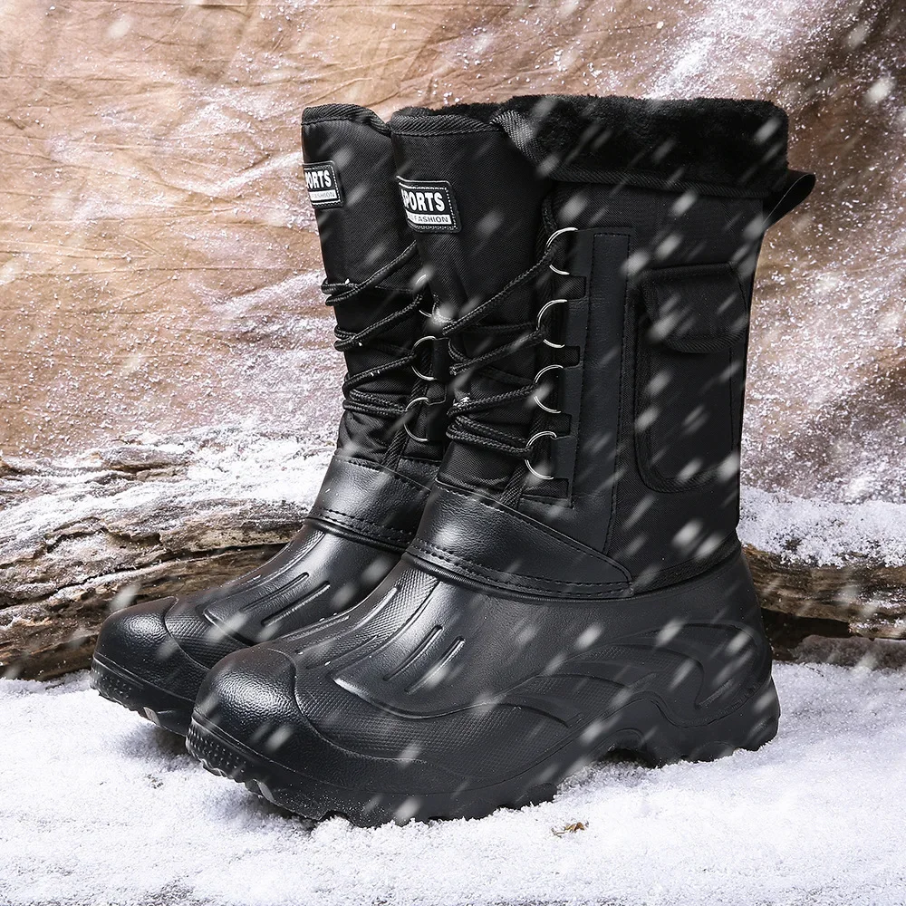 Men Winter Snow Boots Outdoor  - огляд і ціна Fishing Hook