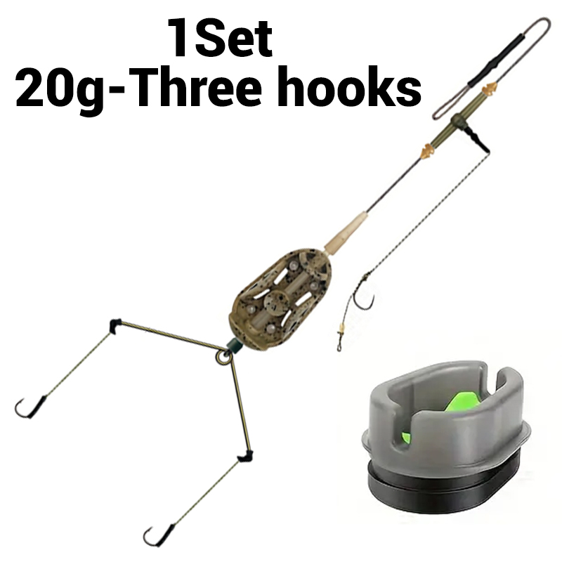 3 Hook Pre-tied Carp Hair Rigs - огляд і ціна Fishing Hook Assortment