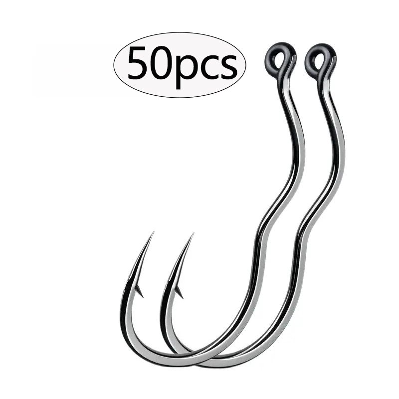 50 Pcs Durable Automatic Flip  - огляд і ціна Fishing Hook Circle